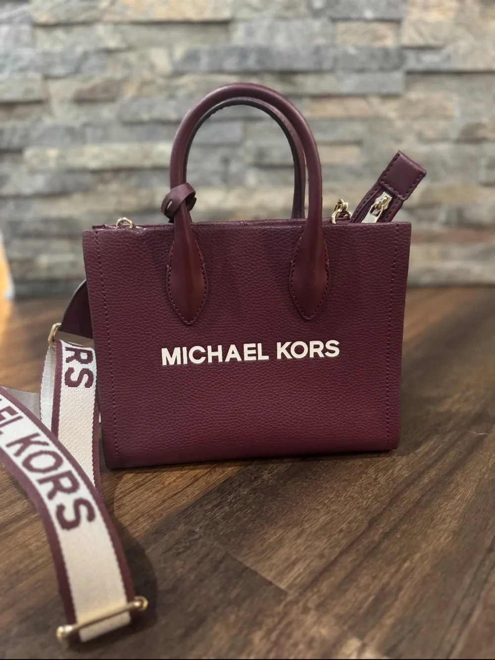 MICHAEL Michael Kors structured pebbled